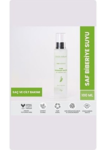 Naturel Saf Biberiye SUYU-100 ml