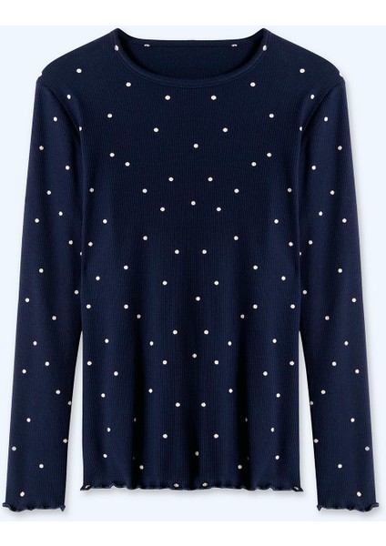 Kız Çocuk Fitilli Taytlı Takım Lacivert Renk modelleri