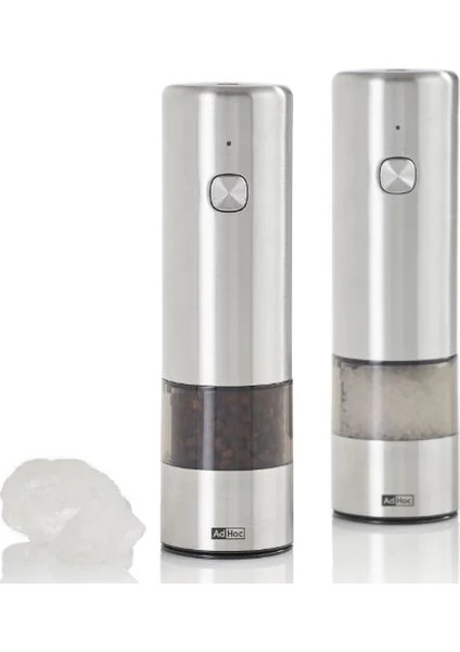 Elektrikli Karabiber ve Tuz Değirmeni Seti Mılı