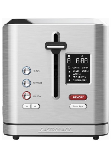 Tasarım Tost Makinesi Dijital 2s, Ekstra Geniş Yuvalar, 7 Programlı