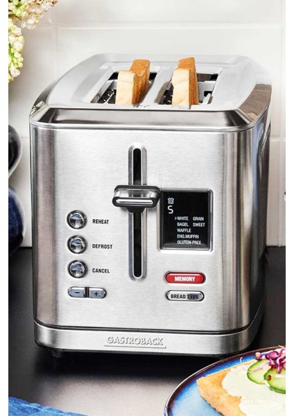 Tasarım Tost Makinesi Dijital 2s, Ekstra Geniş Yuvalar, 7 Programlı fırsatları