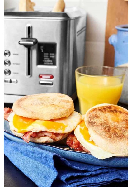 Tasarım Tost Makinesi Dijital 2s, Ekstra Geniş Yuvalar, 7 Programlı indirimleri