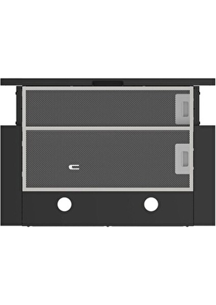 Sa 6012 S Sürgülü Aspiratör 303 m³/saat Siyah Renk Yıkanabilir Filtre ile