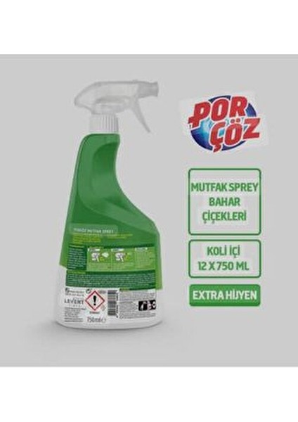 Mutfak Sprey 750 ml Çamaşır Suyu Katkılı Özel Formül ile Etkili Mutfak Temizliği modelleri