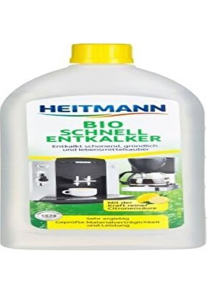 Biyo Sıvı Kireç Sökücü 250 ml Yüksek Performanslı Gıda Ortamında Kullanıma Uygun modelleri