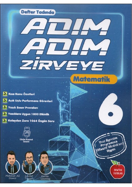 Newton 6.sınıf Adım Adım Zirveye Matematik Soru Bankası