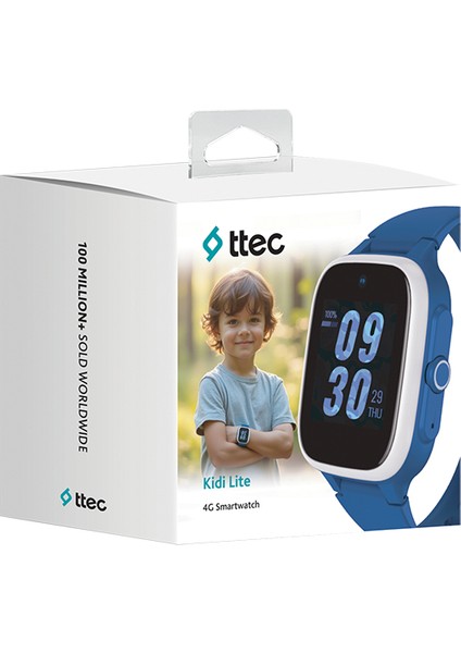 Kidi Lite GPS 4G Sim Kartlı Akıllı Çocuk Saati Lacivert 2KSW01