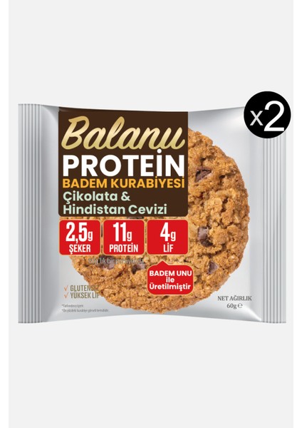 Proteinli badem kurabıyesi 50 gr x2
