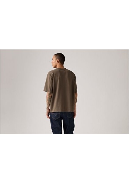 Haki Erkek Loose T-Shirt 001TR-0004 fırsatları