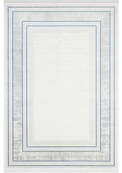 Caliente 4923 Mavi - Viskon Dokuma Halı | Şık Modern Halı Modeli