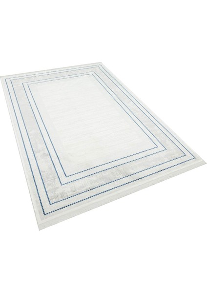 Caliente 4923 Mavi - Viskon Dokuma Halı | Şık Modern Halı Modeli indirimleri