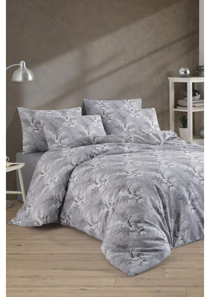 Diego Çift Kişilik Nevresim Takımı Gri