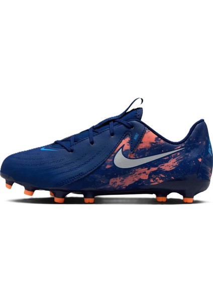 Phantom Gx Iı Academy Mg Erling Haaland Kids Football Shoes Çocuk Çoklu Zemin Kramponu Mavi