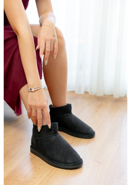 Classıc Ultra Mini Platform Chestnut Mini Taba Süet Içi Kürklü Ince Taban Kadın Bot fiyatları