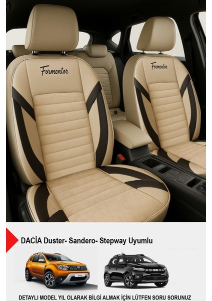 Formentor Tay Tüyü Oto Koltuk Kılıfı (Dacia Sandero-Stepway-Duster Uyumlu)