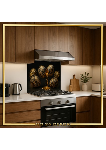 Temperli Cam Mutfak Tezgâh Arası