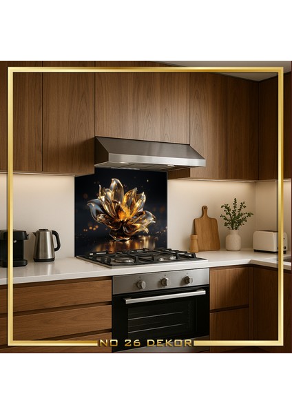 Temperli Cam Mutfak Tezgâh Arası