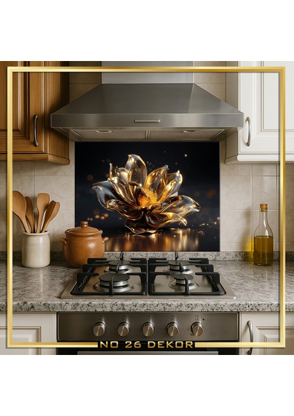 Temperli Cam Mutfak Tezgâh Arası modelleri