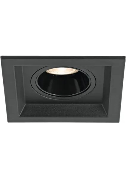 BH03-00751 Gata Siyah Kare Spot Armatür