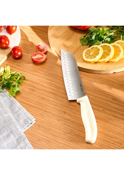 Dr. Inox Santoku Bıçağı 30 cm Krem