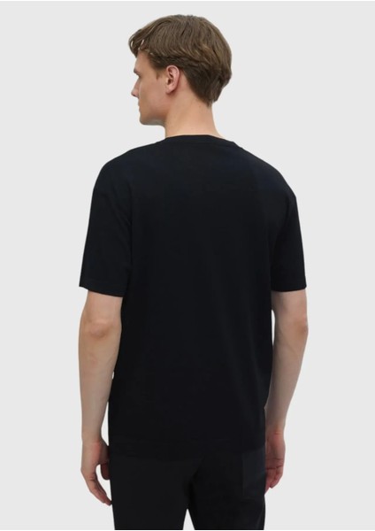 Siyah Bisiklet Yaka Düz Örgü Triko indirimleri