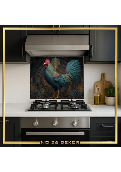 Temperli Cam Mutfak Tezgâh Arası