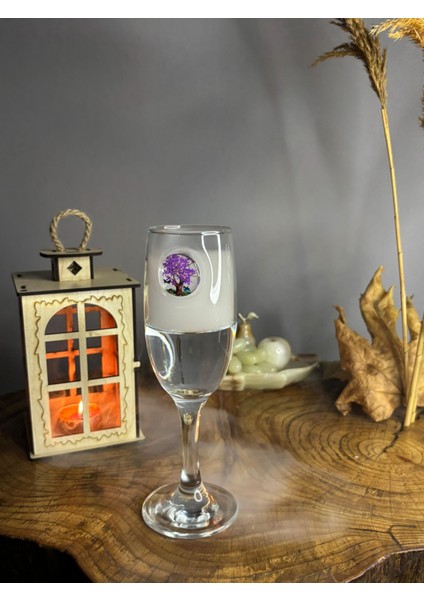 Mor Ağaç Kokteyl Seti 2'li - (kahve yanı su/kokteyl bardağı) 190 ml fiyatları