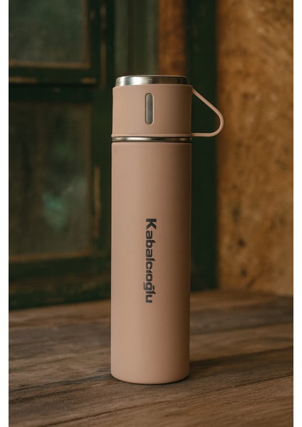 Paslanmaz Çelik Termos Bardaklı 500 ml