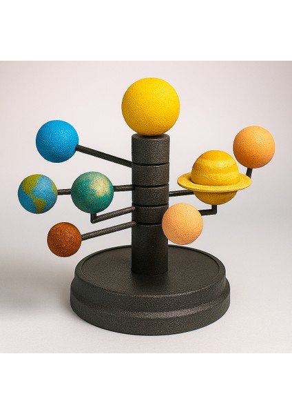 3D Güneş Sistemi Kit Card - Eğitici Set