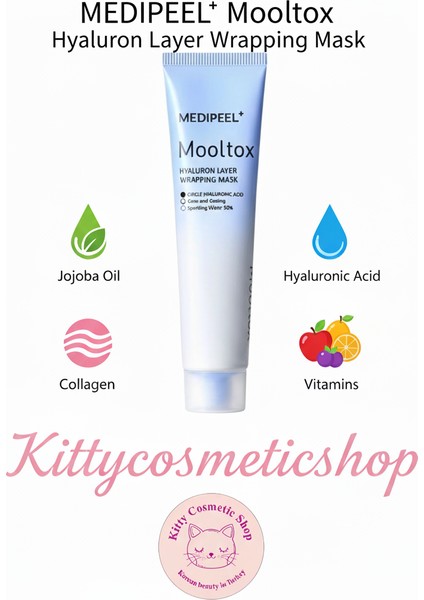Mooltox Hyaluron Layer Wrapping Mask(Yüzü Nemlendirmek Için Maske)