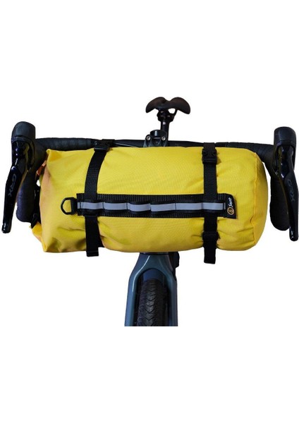Bikepacking Tüp Çanta 9l Sarı