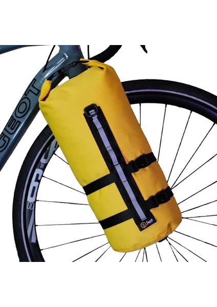 Bikepacking Tüp Çanta 9l Sarı modelleri