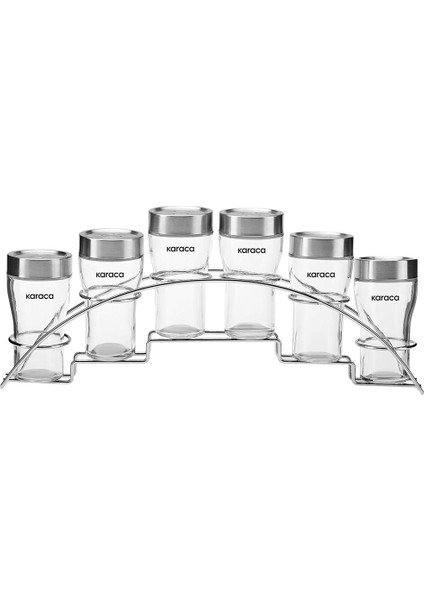 Danica 7 Parça Line Standlı Baharat Takımı