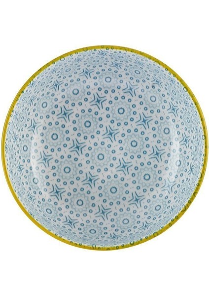 Floral Mavi Round Çerezlik 10 cm fırsatları