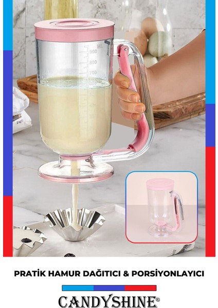 Ölçekli Hamur Porsiyonlayıcı Dağıtıcı Pancake Krep Muffin Krema P fiyatları