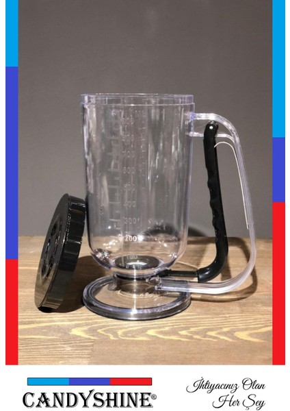 Ölçekli Hamur Porsiyonlayıcı Dağıtıcı Pancake Krep Muffin Krema P