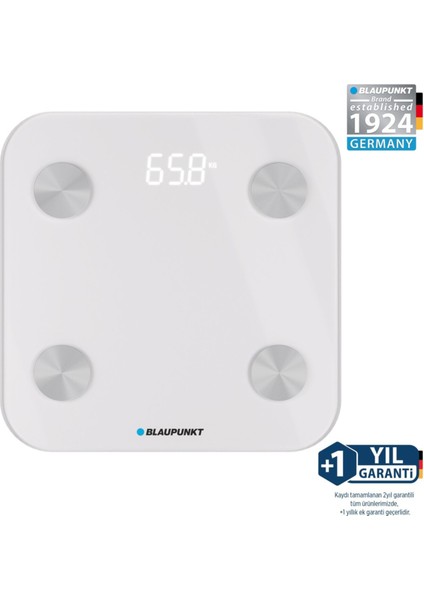 SW500 Body Master Smart Bluetooth Tartı Baskül Beyaz