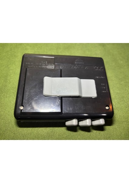 Popart 1980 Ler Stereo Walkman - Kulaklığı ile Birlikte Çalışır Durumda - Siyah Renk
