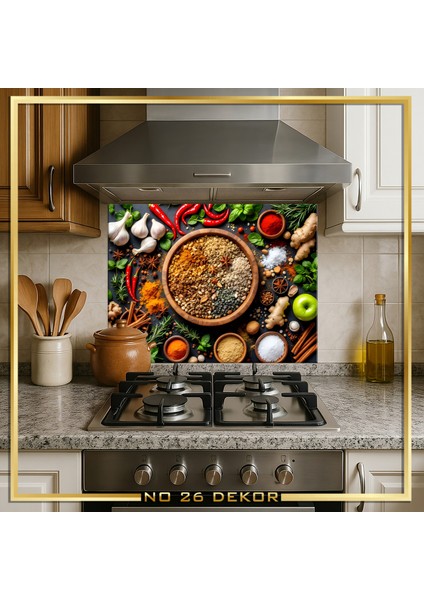 Temperli Cam Mutfak Tezgâh Arası modelleri