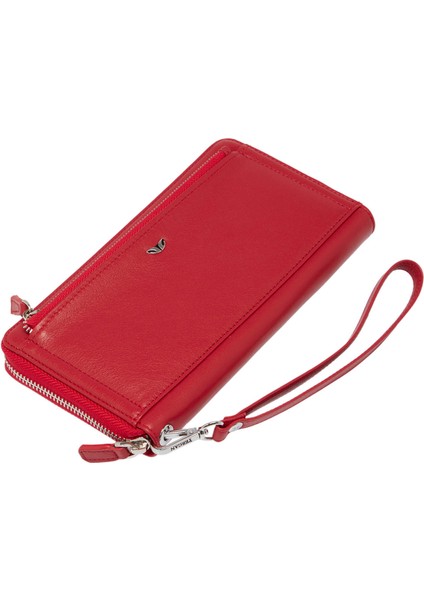 Kırmızı Hakiki Deri Erkek Portföy Çantası - S1PC00001667-A86