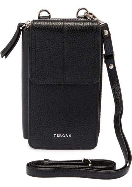 Siyah Deri Kadın Omuz Çantası - S25Y1BC80438-A41