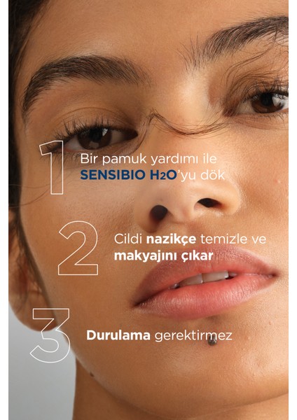 Sensibio H2O Micellar Makyaj Temizleme Suyu 2'li Set Hassas ve Tüm Ciltler Yüz ve Göz Çevresi 500 ml