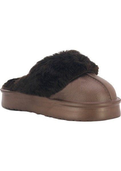 Kadın Içi Kürklü Terlik Ug Model Kışlık