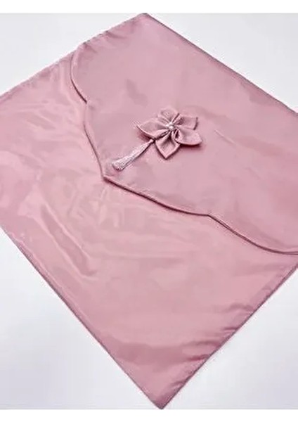 Inci Işlemeli Monaray Parlak Saten Çeyizlik Lüks Zarf Bohça