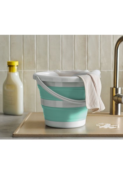 Temizlik Kovası, Katlanabilir, Yuvarlak