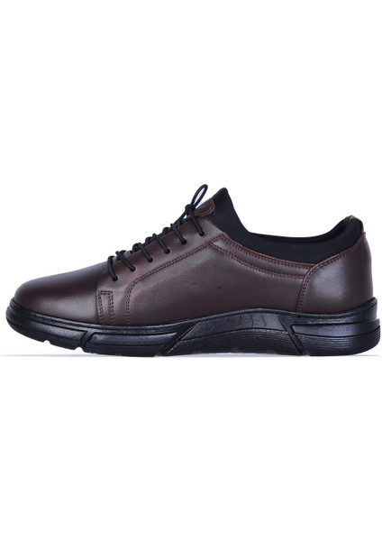 4249 Kahve Kauçuk %100 Deri Erkek Casual Ayakkabı modelleri