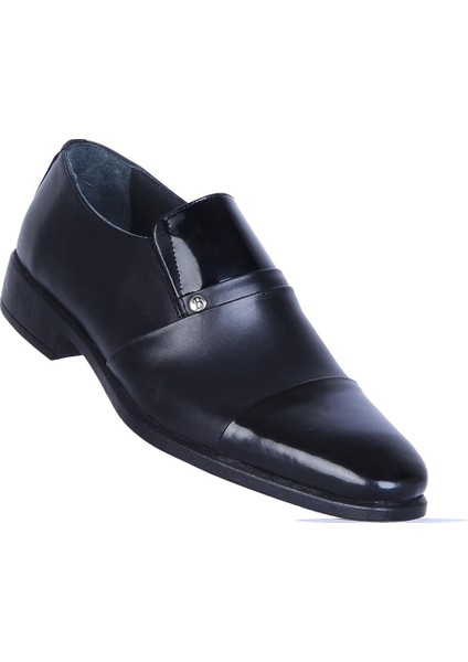 1903 R.k.s Siyah Kauçuk %100 Deri Erkek Klasik Ayakkabı