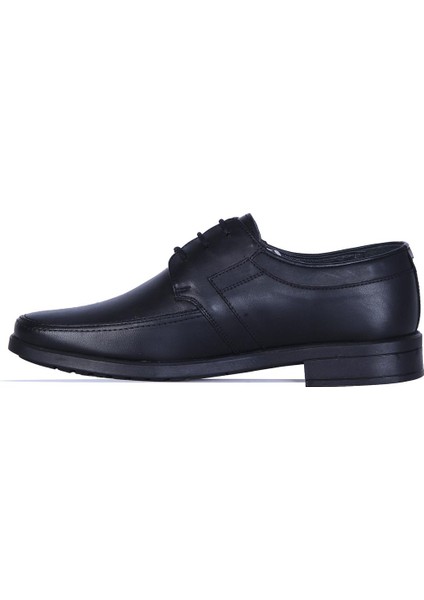 1162 Siyah Kauçuk %100 Deri Erkek Klasik Ayakkabı modelleri