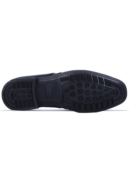 1162 Siyah Kauçuk %100 Deri Erkek Klasik Ayakkabı fırsatları