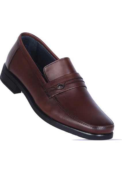 1161 Taba Kauçuk %100 Deri Erkek Klasik Ayakkabı